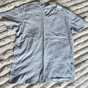 Diesel Men's Grey V-Neck Shirt M